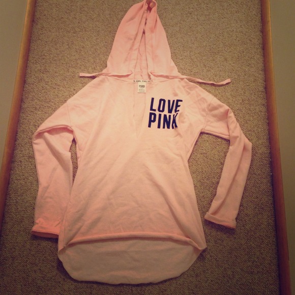 PINK hooded tunic