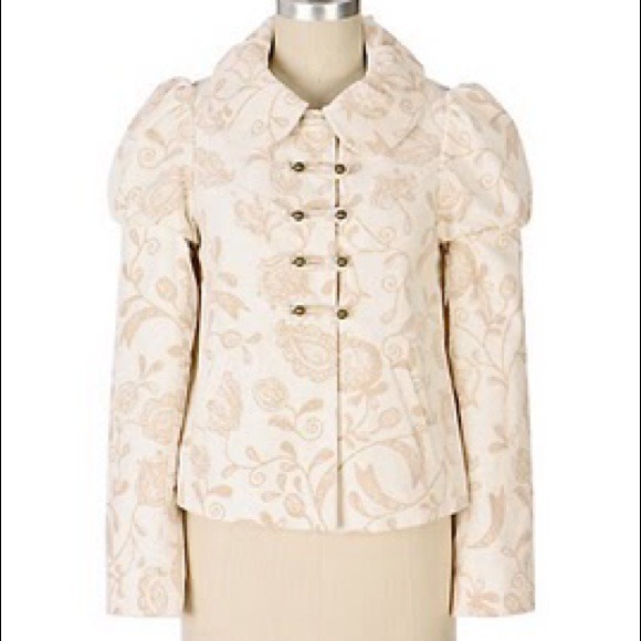Anthropologie Jackets & Blazers - NWOT rare Anthropologie Latte Art coat, size 2