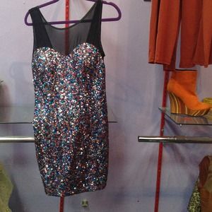 Sparkle and shine sequin dress