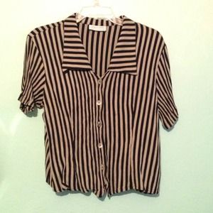 Vintage stripped grunge top