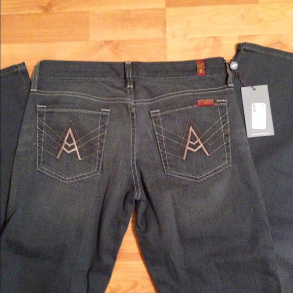 7 pants grey