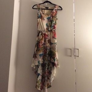 *Hold* Topshop high low floral dress sz US4