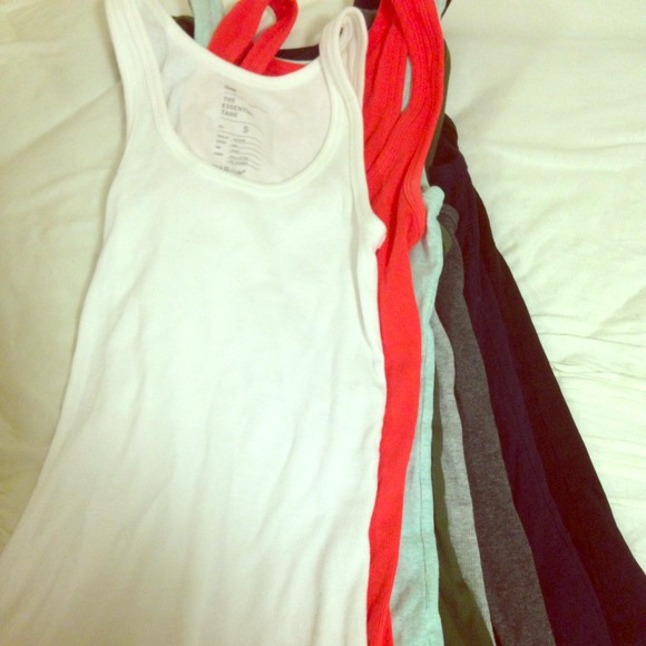 RESERVED-9 PACK OF BASIC COTTON TANKS