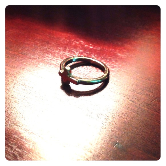 Gold Cross Ring
