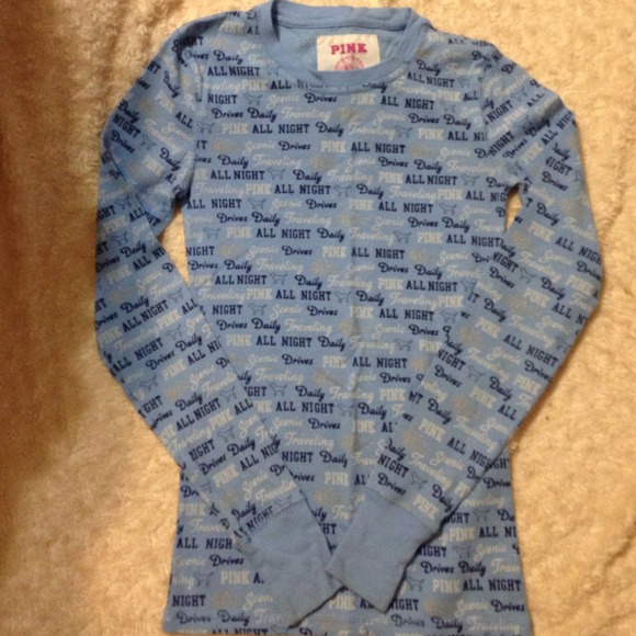 VS PINK Thermal Long Sleeve Top