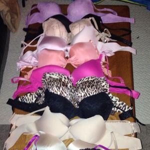 38 D bras worn once or a few times.