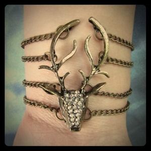💥REDUCED!! Deer Head Chain Bracelet ✨BRAND NEW✨