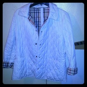 Reserved Authentic Burberry white jacket xl