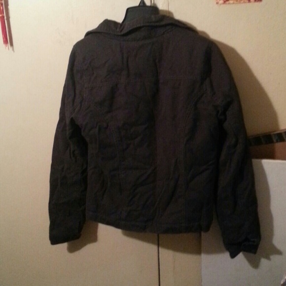 REDUCED!! Brand new Hollister fur faux toggle coat - Picture 4 of 4