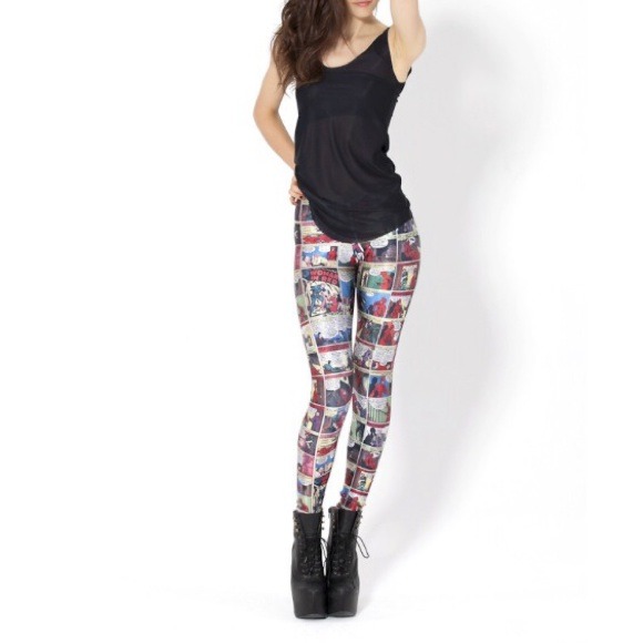 ❌SOLD❌ BlackMilk Women in Red Leggings