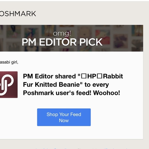 🚫SOLD🚫🌟PM EDITOR PICK🌟 Rabbit Fur Knit Beanie - Picture 3 of 3