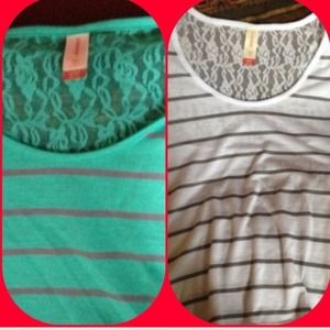 ❌REDUCED❌Bundle of Cute Lace Detail Flowing Top