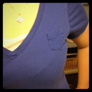 Royal blue old navy v-neck tee