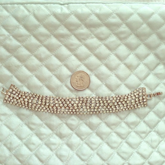 Gorgeous sparkling rhinestone vintage bracelet - Picture 1 of 4