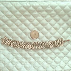 Gorgeous sparkling rhinestone vintage bracelet