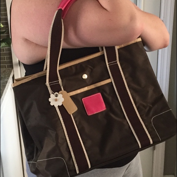Brown tote - Picture 3 of 4