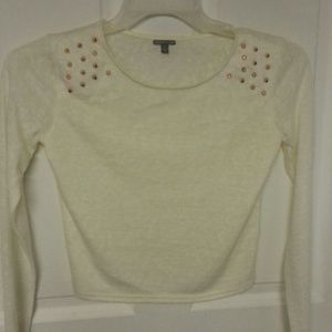 NWOT Long Sleeve Studded Shirt.