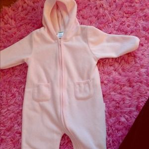3-6 month fleece baby suit.