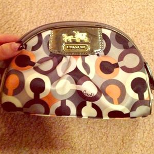 Coach makeup bag