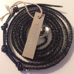 Brand New Chan Luu Silver Bead Wrap Bracelet