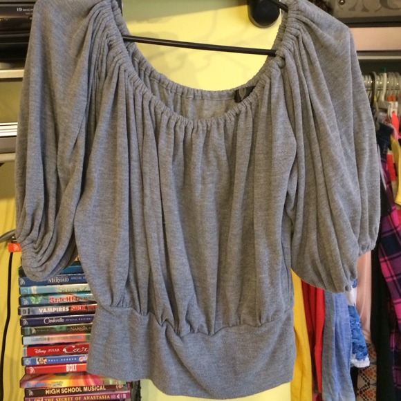 Gray shirt. Worn once