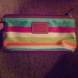 Coach makeup bag