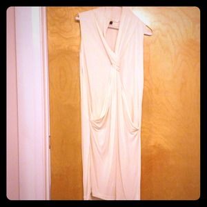 Diane von furstenberg cream dress