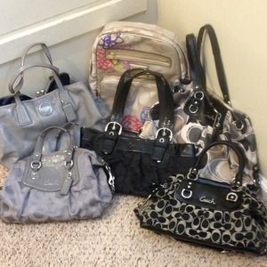 😍authentic coach handbags