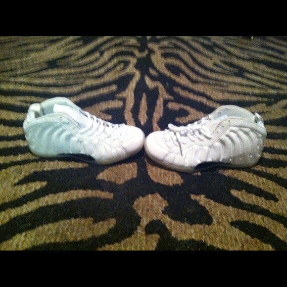 All white foamposites