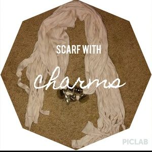 Ladies charmed scarf
