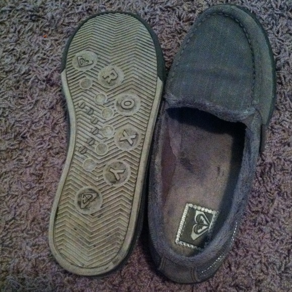 grey Roxy slip ons! - Picture 2 of 4