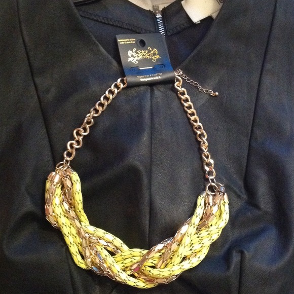 ❌SOLD❌NEW Colorblock Snake Chain Necklace - Picture 3 of 3