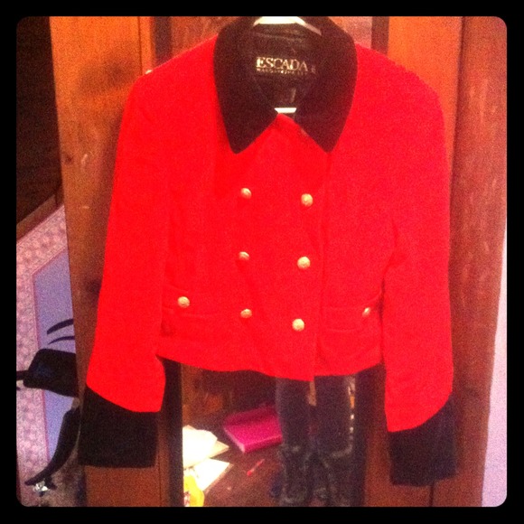 Red Escada Blazer