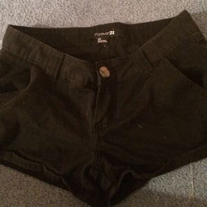 Forever 21 Black Shorts