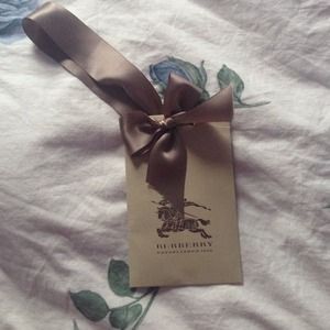 Burberry gift card bag<