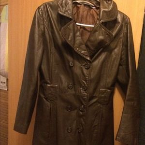 Long Leather Coat
