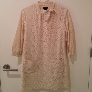 SALE! Ivory lace dress by BCBG MAXAZRIA