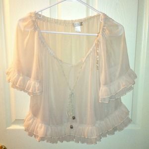 📍TRADED📍Body Central boho top!