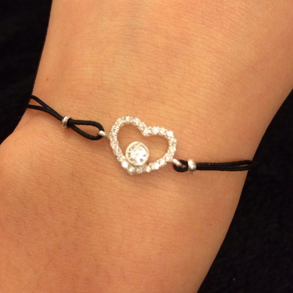 LF Crystal heart bracelet