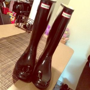 Hunter Shoes - Hunter Black Boots Hunter Shoes - Hunter Black Boots