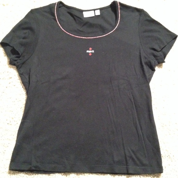 Black beaded top
