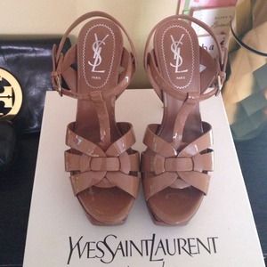 YSL Tribute Patent Sandal