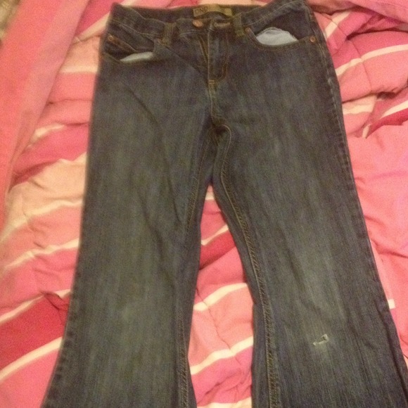 Girls old navy blue jean pants