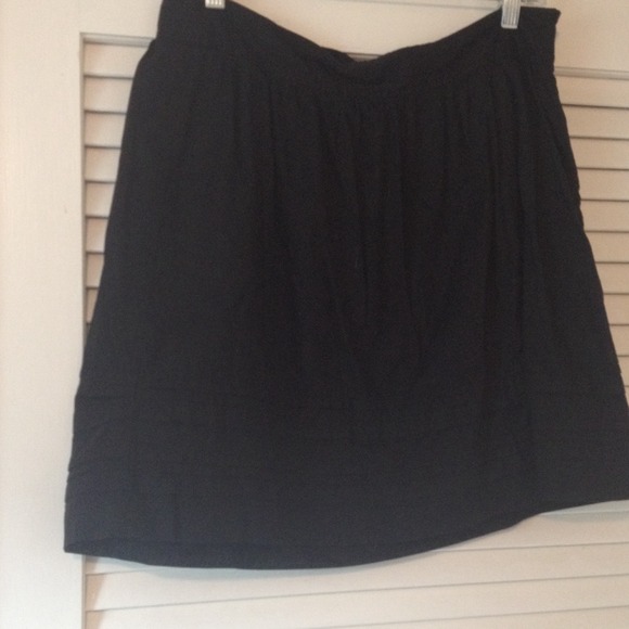 Black cotton skirt from Ann Taylor loft