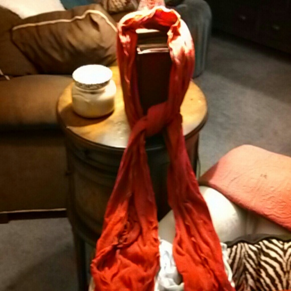 Beautiful bright red just in time for santa scarf