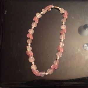 Vintage pinks necklace