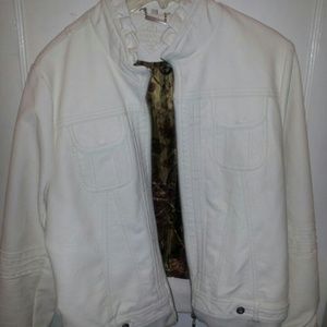 Off white faux jacket