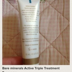Bare minerals eye cream + facial cleanser bundle