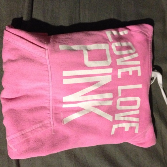 VS pink hoodie