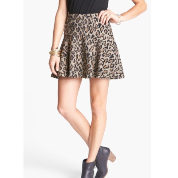 📦Sold on Ebay📦Free People cheetah print skirt - Picture 2 of 4